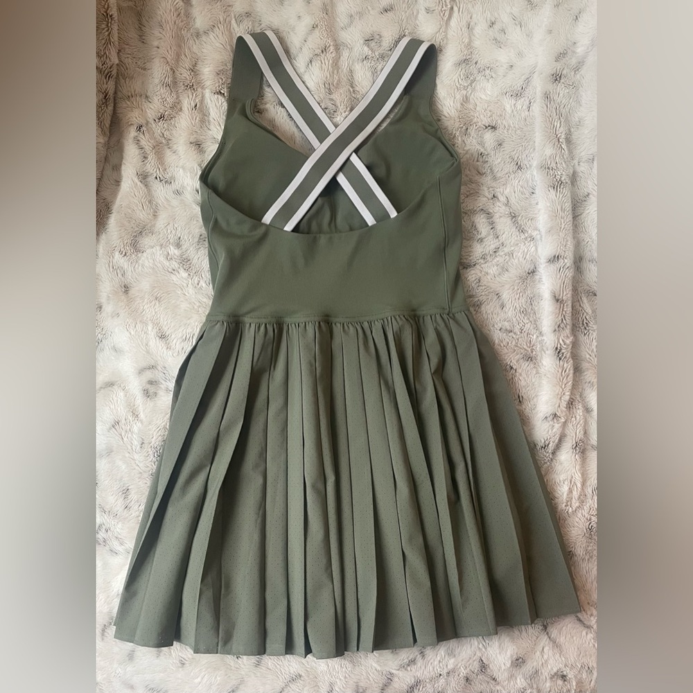 Aerie OFFLINE Keep It Cool Pleated Mini Athletic Dress - Picture 3 of 5